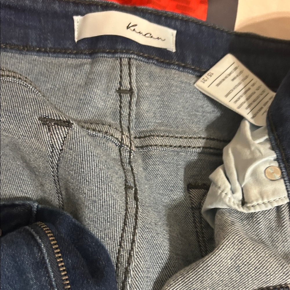KanCan Dark and Light Blue Denim Jeans